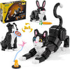 3-in-1 Tuxedo Cat Building Set, Build a Cat, Dog or Rabbit