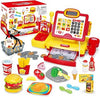 FS Toy Cash Register for Kids with Working Barcode Scanner, 79 Pcs