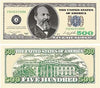 American Art Classics Casino Party Money, $500.00, 10-Pack
