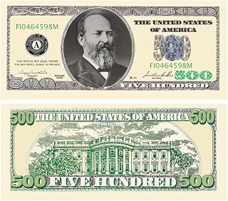 American Art Classics Casino/Poker Five Hundred Dollar Bills, Set of 100