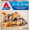 Atkins Caramel Chocolate Nut Roll Snack Bar, Protein Snack, High in Fiber, 2g Sugar, 5 Cou - Image 1