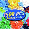 HUIZDQ 1500 Pieces Building Bricks, Classic Bulk Small Blocks