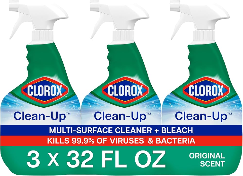 Clorox Clean-Up Multi-Surface Cleaner with Bleach, 32 fl. oz., Pack of 3