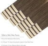 WENNALIFE Tape in Hair Extensions Human Hair, 40pcs 80g 12 inch Ombre Sandy Brown to Plati - Image 2
