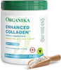 Organika Enhanced Hydrolyzed Collagen Peptides Powder: Easy Absorption Unflavored Collagen Powder for Skin, Hair, Nails, Joints, Muscles, & Gut - Keto, GMO-Free, Grass-Fed (1.1 Pounds)