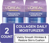 L'Oreal Paris Skincare Collagen Face Moisturizer, Day and Night Cream, Anti-Aging Face, Ne - Image 2