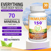 Immuno 150, Immune Support Supplement, 150 Vegetable Capsules - Image 2