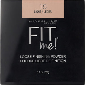 Maybelline Fit Me Loose Setting Powder, Face Powder and Finishing Makeup, Light, 1 Count