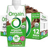 ORGAIN Organic Creamy Chocolate Fudge Shake 12 Pack, 11 FZ