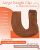 Sunny Hair Clip in Hair Extensions Real Human Hair 135g for Fuller Hair - Image 3