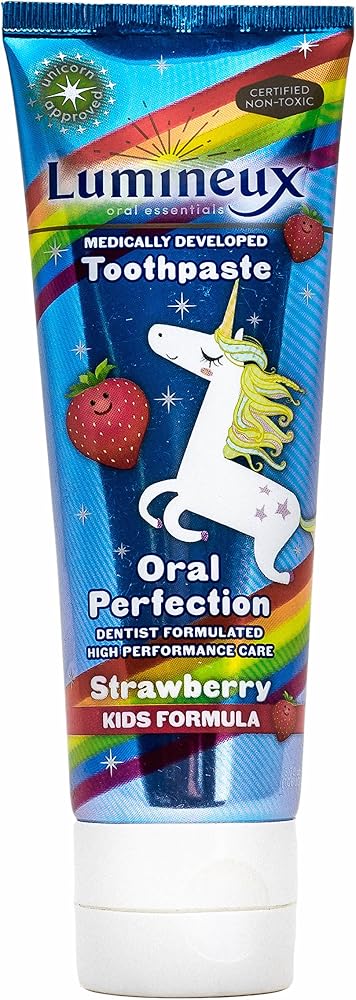 Lumineux Kids Toothpaste, Strawberry, Fluoride & SLS Free, 3.75 oz