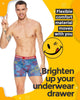 Joe Boxer Mens Boxer Briefs – Group Chat Print and Solid Stretch Cotton Boxer Briefs for M - Image 4