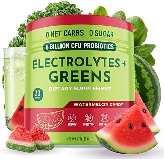 Greens Powder Plus Electrolytes - Watermelon Candy, 30 Servings