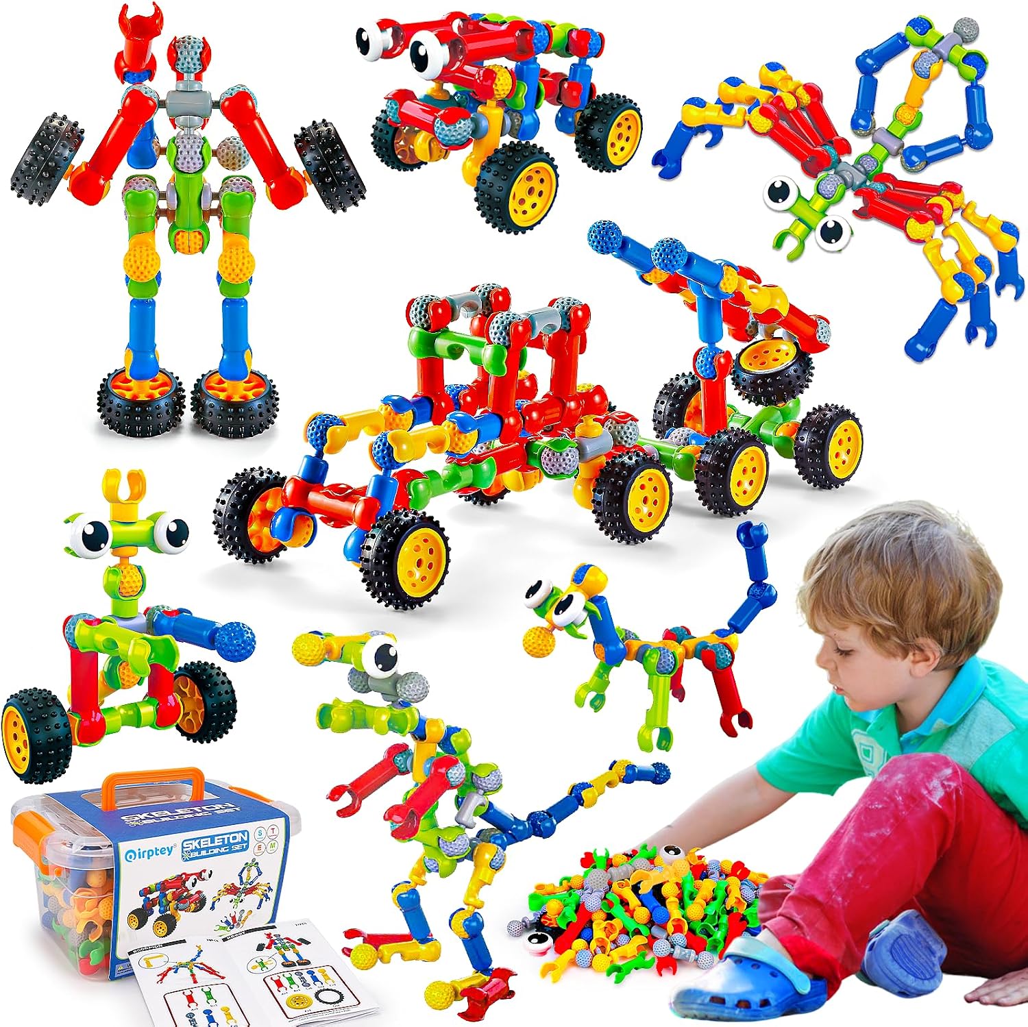 Kids STEM Building Toys for 3 4 5 6 7 8+ Year Old Boy Birthday Gift