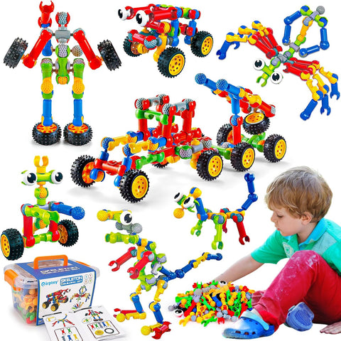 Kids STEM Building Toys for 3 4 5 6 7 8+ Year Old Boy Birthday Gift