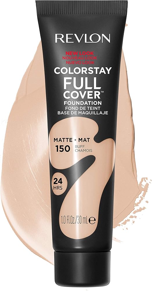 Revlon ColorStay Full Cover Foundation, 150 Buff, 1.0 fl oz - Personal Care