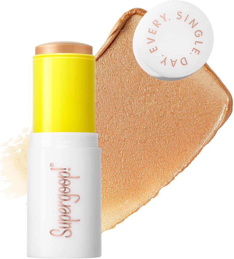 Supergoop! Glowscreen Sunlighter Glow & Protect Stick SPF 45 - Sheer, Sunkissed Finish - Doubles as a Highlighter - 0.35 oz - Personal Care