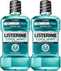 Listerine Cool Mint Antiseptic Mouthwash, Intense Mint, 33.8 fl. oz/1L x 2 - Image 1