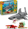 LEGO Creator 3 in 1 Fierce Shark with a Treasure Chest 31381 - Image 1