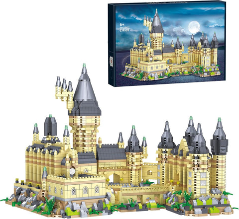 3000+PCS Micro Mini Hog Magic Castle Building Blocks Toys set with tweezers