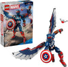 LEGO Marvel New Captain America Construction Figure - Buildable Action Figure - Birthday Gift for Boys and Girls Ages 8+ - Avengers Super Heroes Toy for Kids - 76296