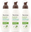 Aveeno Clear Complexion Foaming Oil-Free Facial Cleanser with Salicylic Acid Acne Medication for Breakout-Prone Skin & Soy Extracts, Hypoallergenic & Non-Comedogenic, 6 fl. oz, Pack of 3