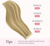 GOO GOO Tape in Hair Extensions Human Hair 10" 40pcs #5 Light Ash Brown - Image 3