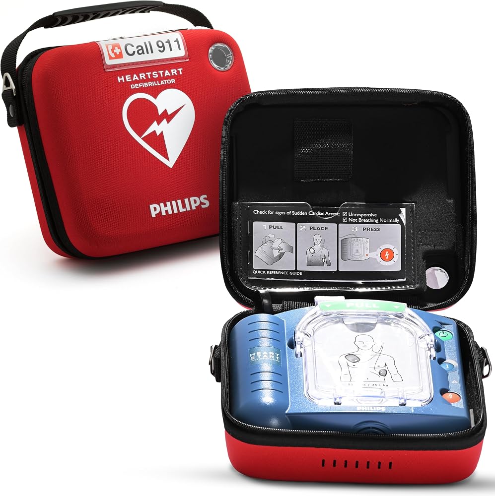 Philips HeartStart OnSite AED Defibrillator, Slim Carry Case M5066A-C02