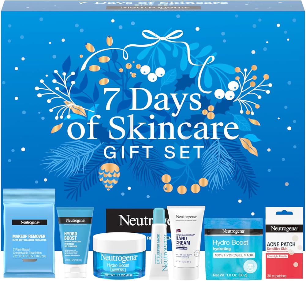 Neutrogena 7 Days of Skincare Gift Set (56.00 Value), Travel Size - Personal Care
