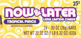 Now and Later Tropical Punch Flavored Candy Twenty Four 6-piece Bars, 22.32 OZ. - Image 2