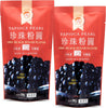 WuFuYuan Boba Tapioca Pearls, Black Sugar Flavor, Quick Cook Bubble Tea Boba, Microwave Re - Image 2