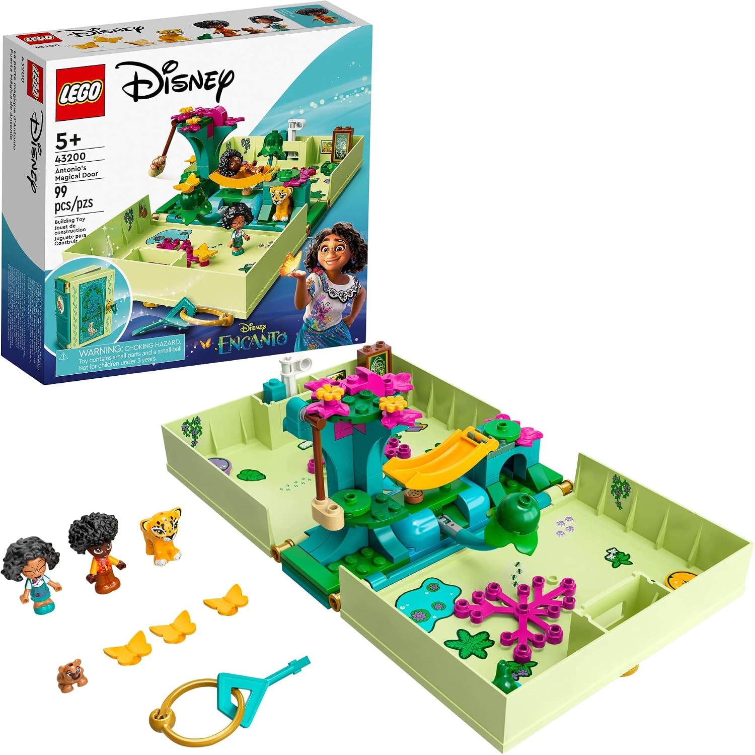 LEGO Disney Encanto Antonio’s Magical Door 43200 Building Kit; A Great Construction Toy for Kids’ Imaginations (99 Pieces)