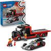 LEGO City F1 Display Truck with Audi F1 Race Car - Building Toy for Boys & Girls, Ages 7+ - F1 Car Toy for Pretend Play - Gift for Birthdays - 60493