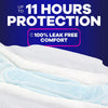 Always Maxi Overnight Pads with Wings, Size 5, Extra Heavy Overnight, Unscented, 72 Count  - Image 4