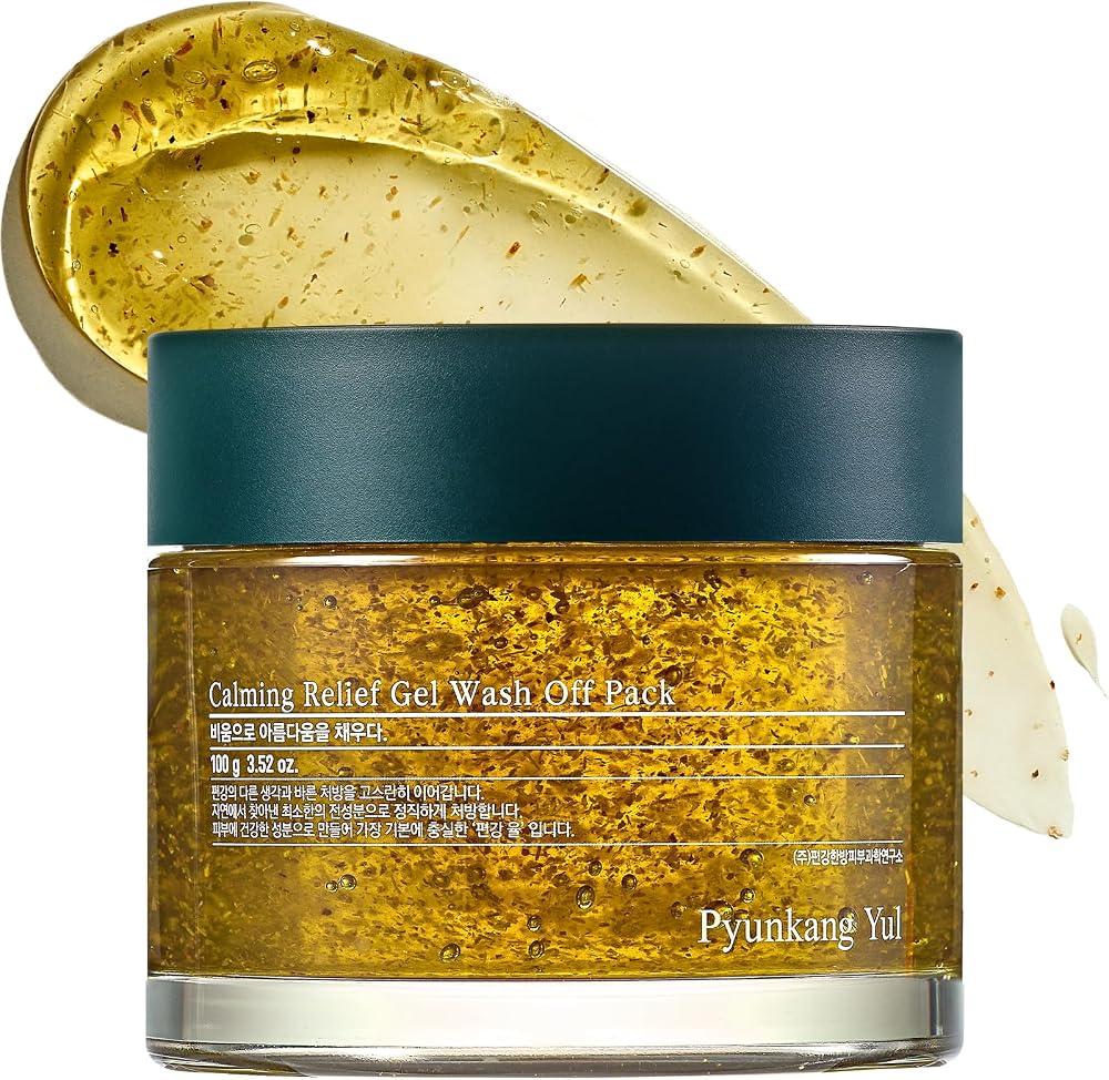 Pyunkang Yul PKY Calming Relief Gel Wash Off Pack 100g, Soothing & Refreshing Gel Mask for Sensitive Skin - Personal Care