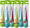 Preserve Kids Toothbrushes, Made in the USA from Recycled Plastic, Soft Bristles, Colors Vary (6ct)