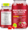 120 Count Magnesium Glycinate Gummies 600mg for Adults, Sugar Free