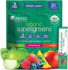 Zena Nutrition Organic Super Greens Powder, Variety Pack, 21 Packets