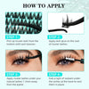 AMZGIRL Lash Clusters C Curl Manga Anime Lashes 10mm, Puppy - Image 5
