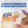 Scott ComfortPlus Toilet Paper, 12 Triple Rolls, 231 Sheets per Roll, Septic-Safe, 1-Ply T - Image 2