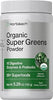 Horbäach Organic Greens Powder | 5.29 oz Supplement
