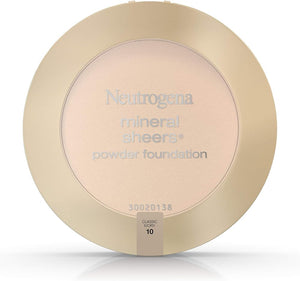 Neutrogena Mineral Sheers Powder Foundation, Classic Ivory 10, 0.34 Ounce - Personal Care