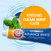 ARM & HAMMER Advance White Toothpaste, Clean Mint, 6.0 oz, 4-Pack - Image 2