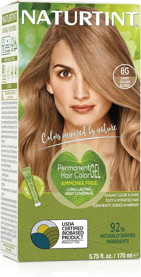 Naturtint, Hair Color Golden Blonde 8G, 5.75 Fl Oz