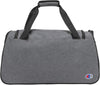 Champion Unisex Adult Logo Duffel Bags, Granite Heather/Scarlet, One Size US - Image 3
