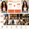 Sunny Hair Clip in Hair Extensions Real Human Hair 135g for Fuller Hair - Image 4