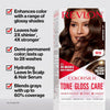 Revlon ColorSilk Tone + Gloss + Care Demi-Permanent Hair Color, 1 Black - Image 2