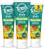 Tom's of Maine Natural Kids Fluoride Toothpaste, Orange Mango, 3Pk, 5.1 oz - Image 1