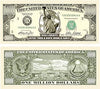 STATUE OF LIBERTY MILLION DOLLAR BILL (10 bills)