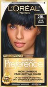 L'Oreal Paris Superior Preference Luminous Fade-Defying Permanent Hair Color, Hair Dye For Up to 9 Weeks of Radiance, 2BL Blue Black, 1 Kit - Personal Care